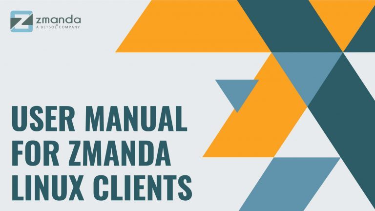 Zmanda User Guide for Linux Clients