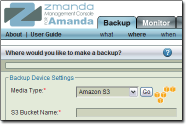 Amazon S3 on ZMC