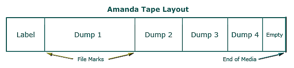 amanda tape layout