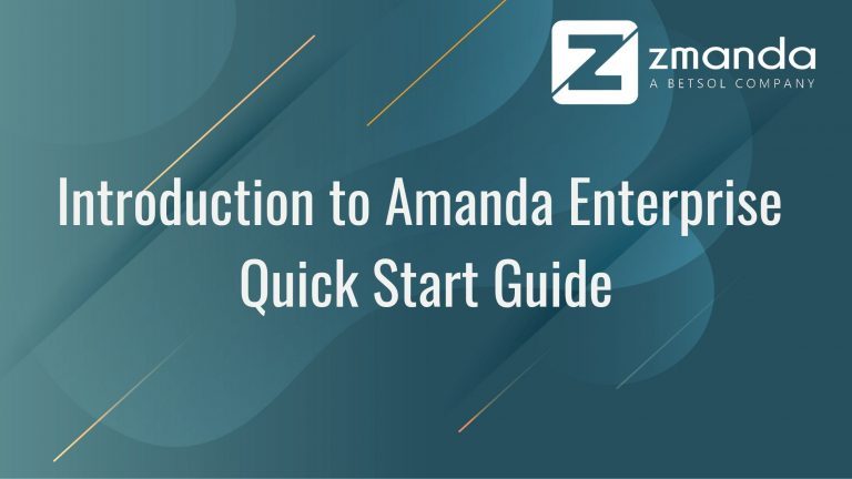 Einführung in Amanda Enterprise - Eine Kurzanleitung | Zmanda