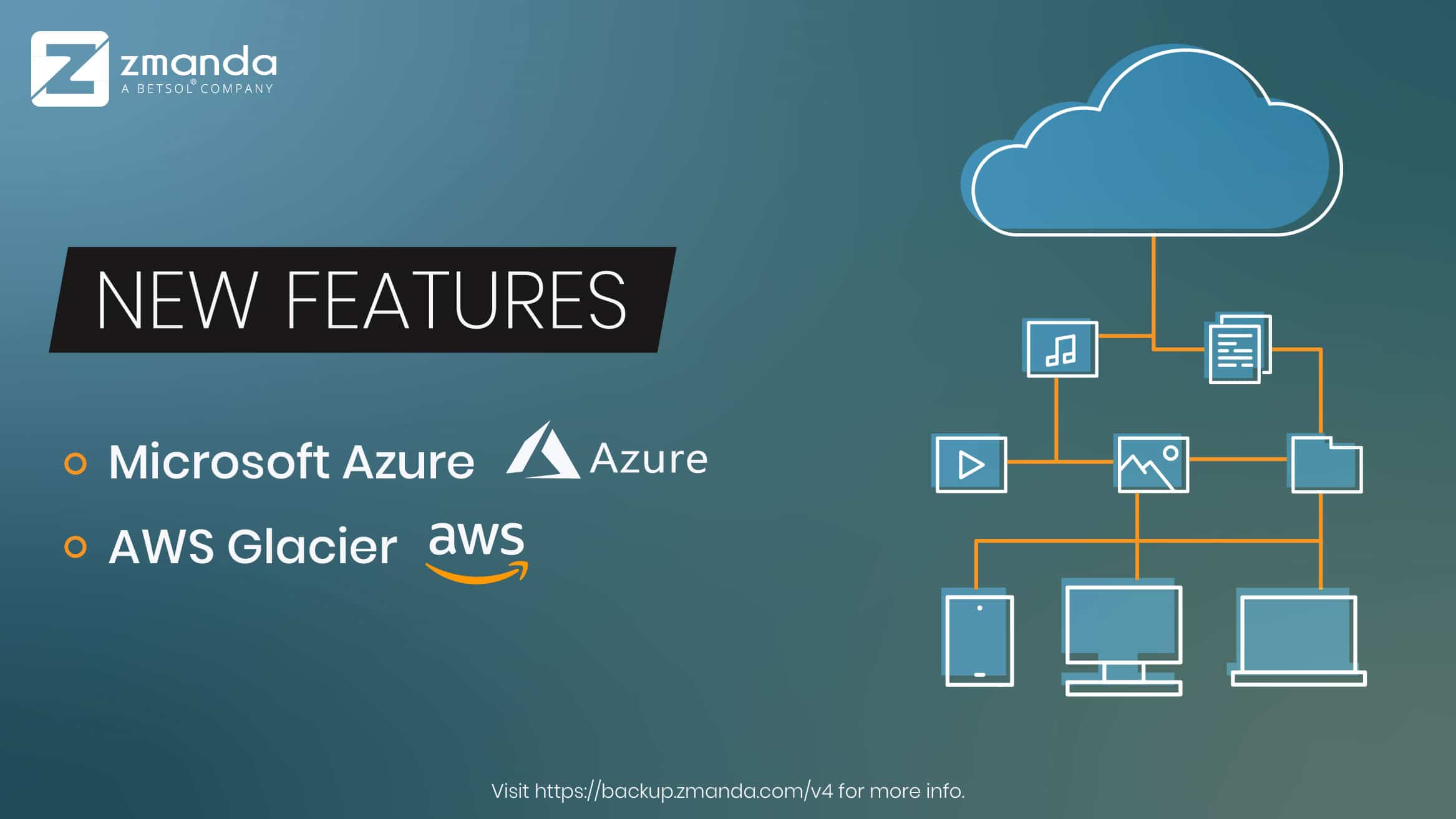 Nya supportfunktioner för Azure och AWS kommer till Zmanda 4.0