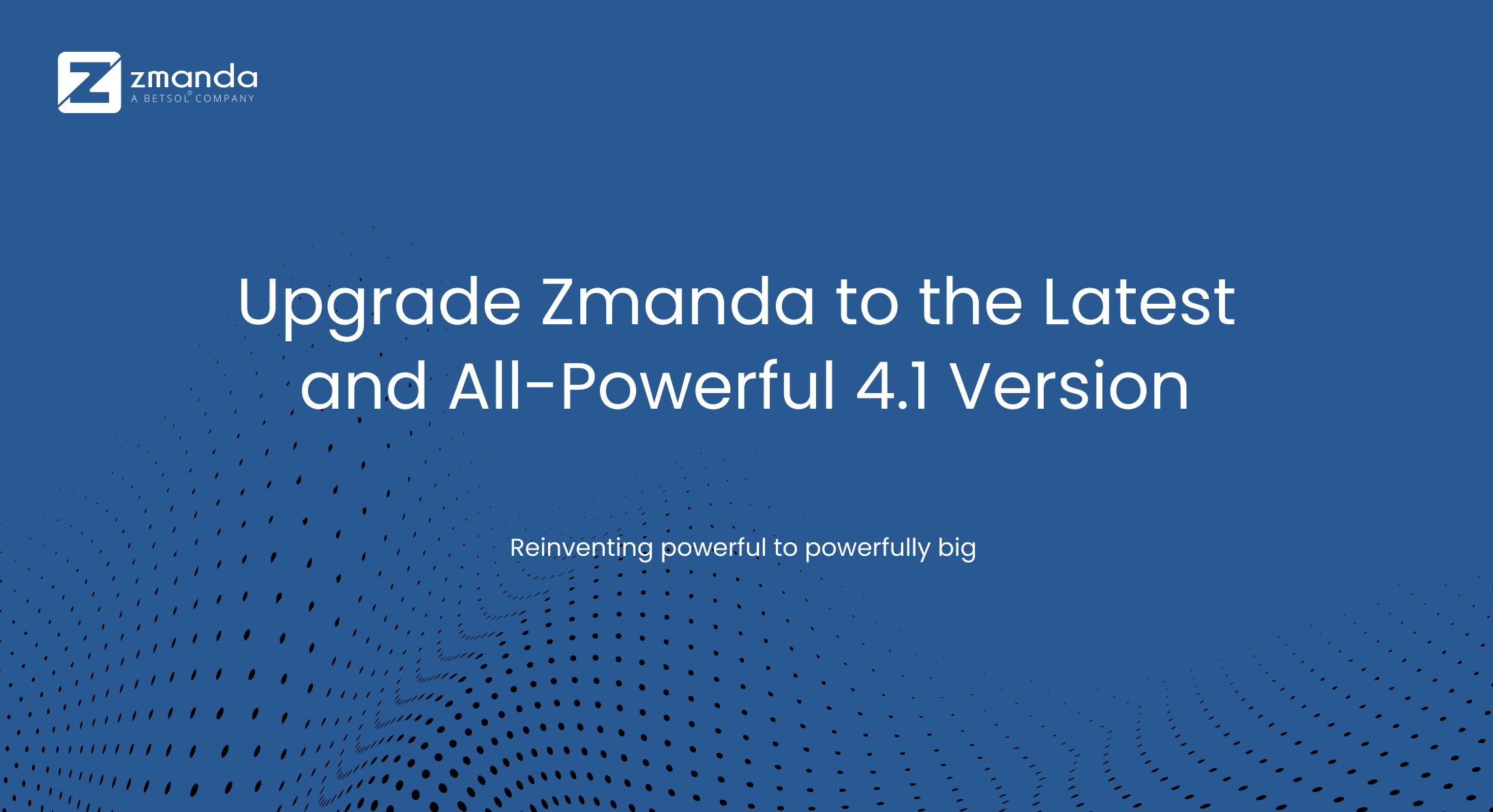 Zmanda 4.1 Release blog- 2
