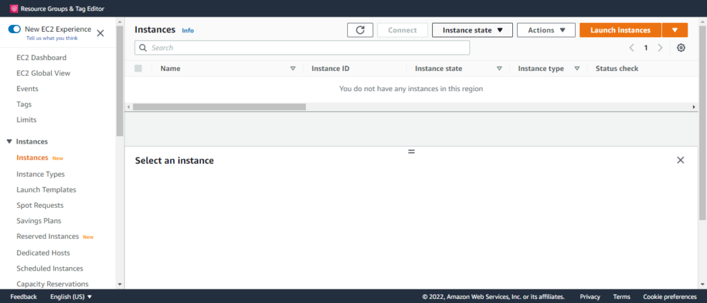 Launch instance for implementing AWS S3 backup | Zmanda