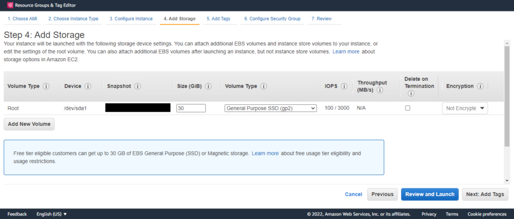 Add Storage step in implementing AWS S3 backup | Zmanda