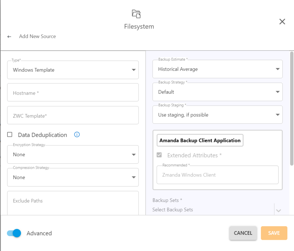 Adding-new-source-in-ZMC | Zmanda