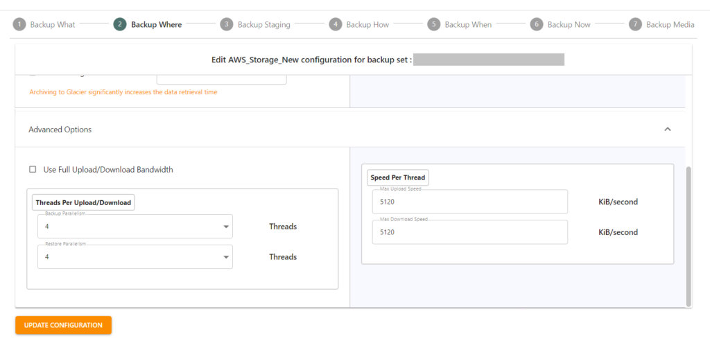 AWS Threads specification | Zmanda