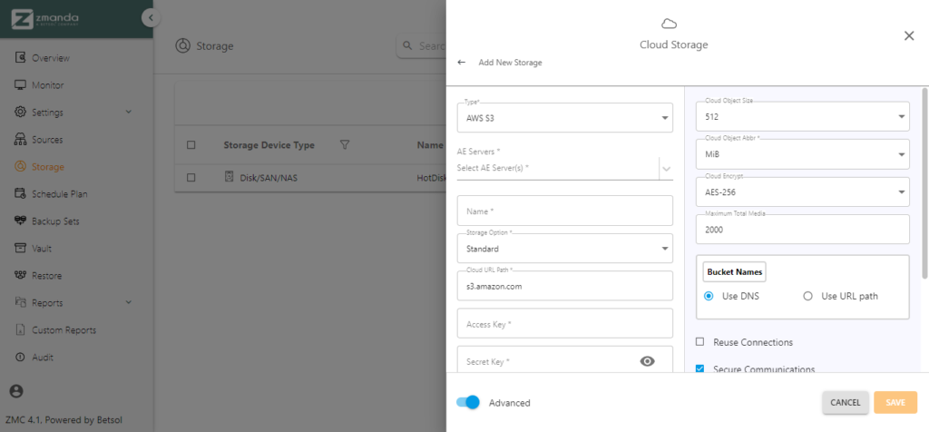 Cloud backups with AWS | Zmanda