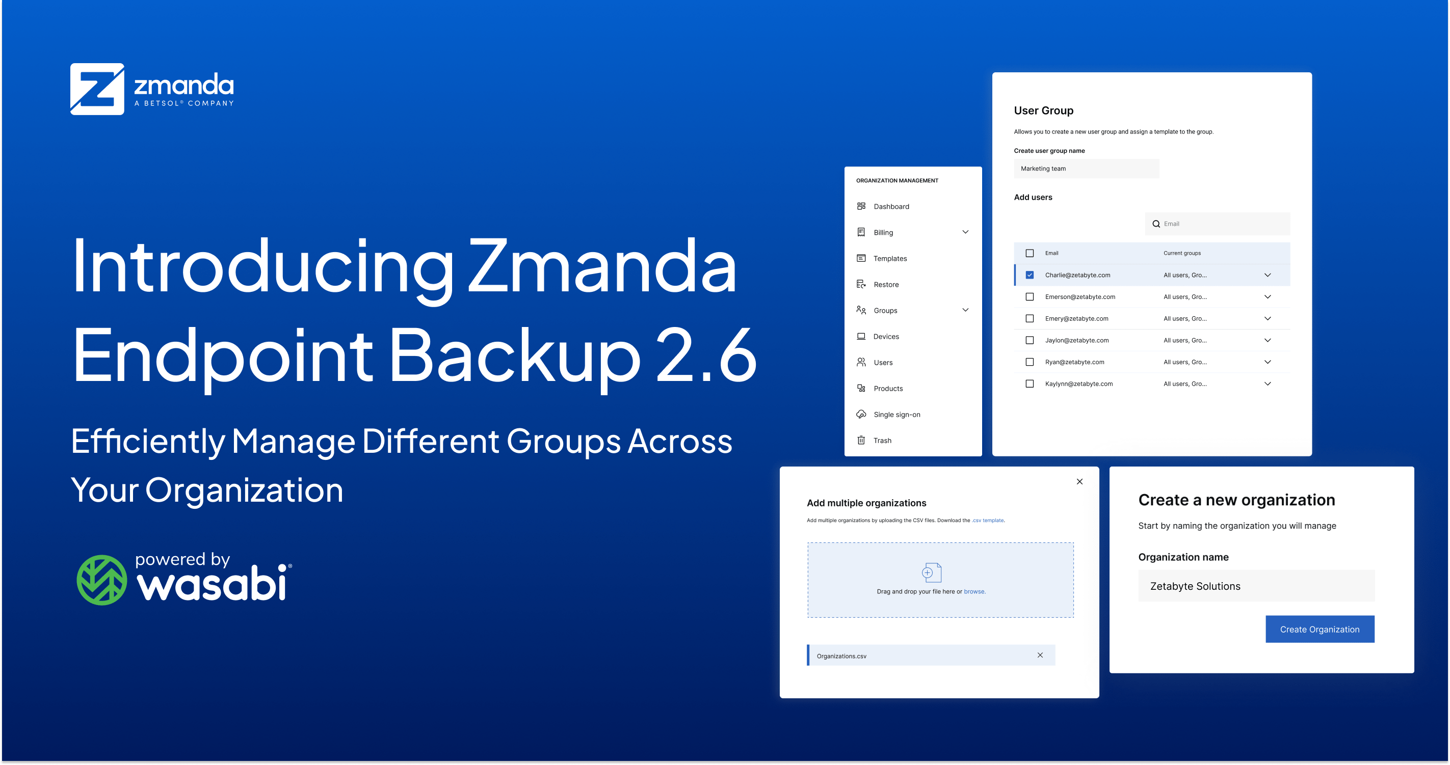 zmanda endpoint backup