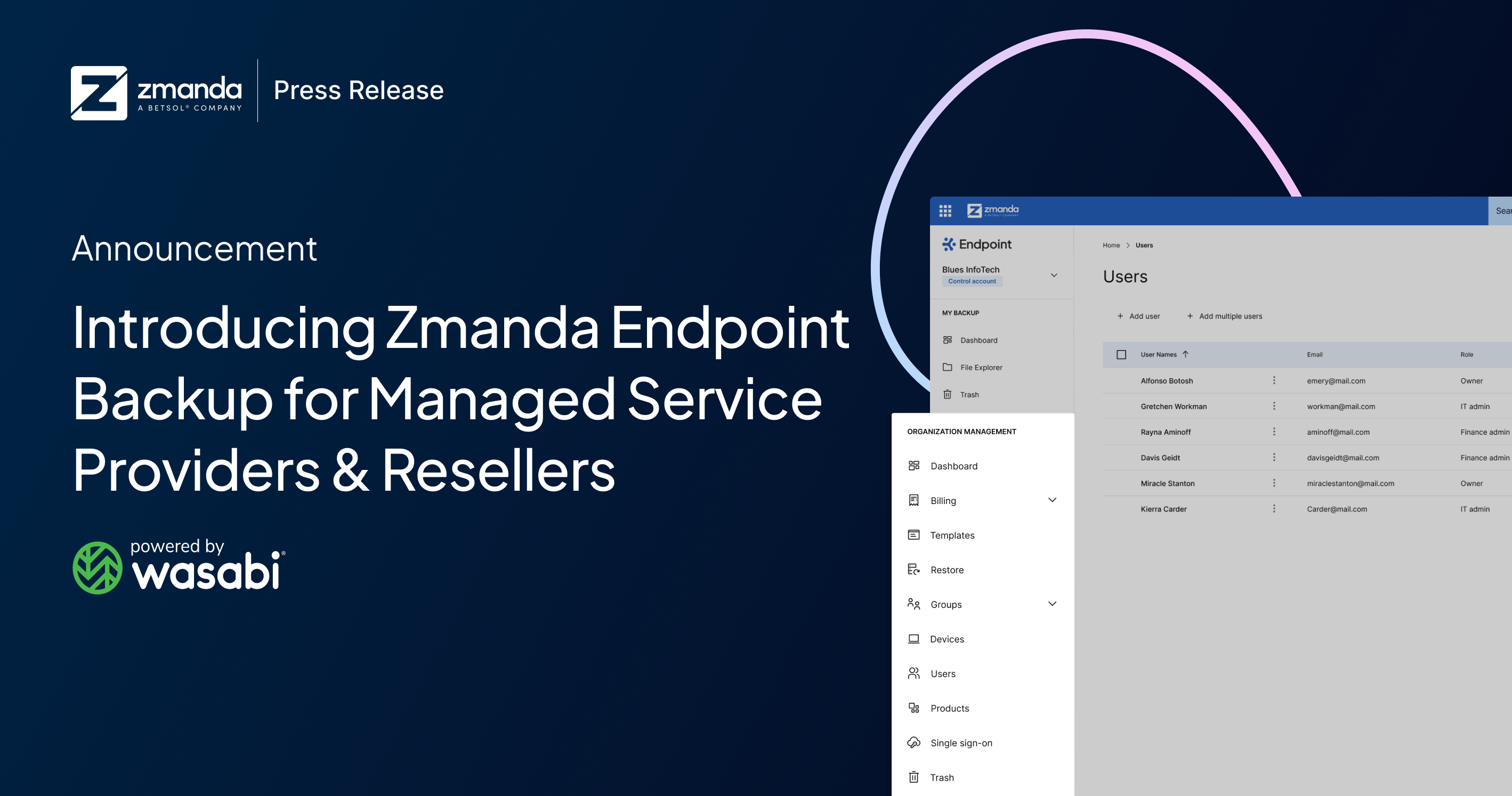 Zmanda Endpoint Backup für MSPs