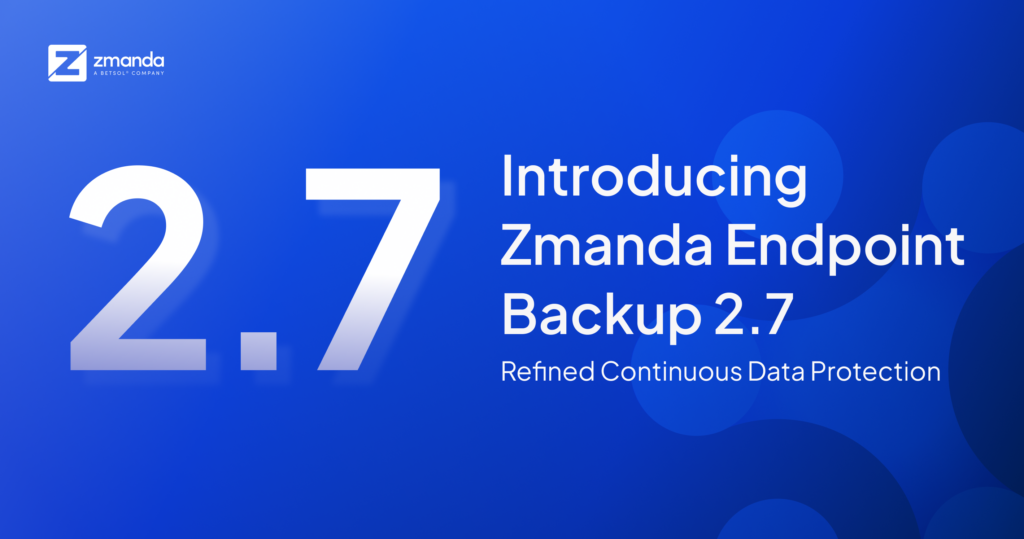 Zmanda Endpoint Backup 2.7