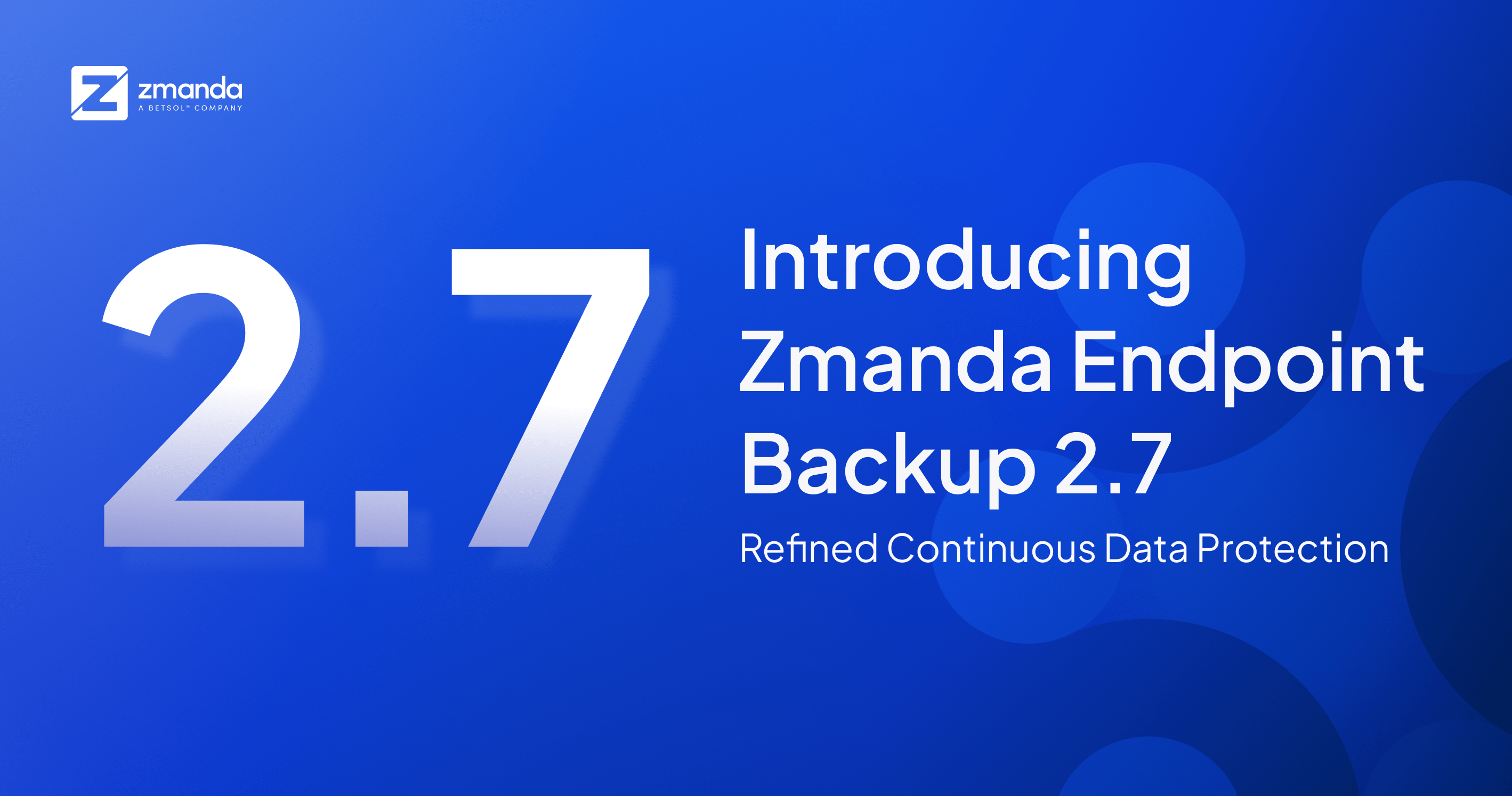 Zmanda Endpoint Backup 2.7