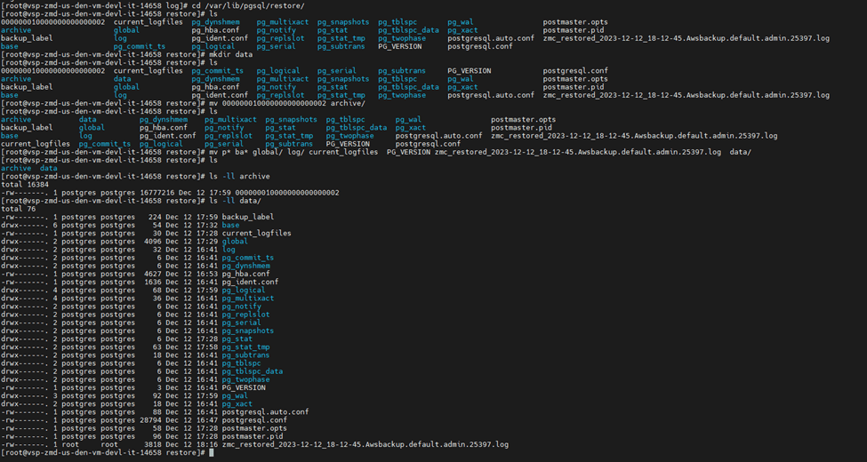 How To Get Your PostgreSQL Restore Ready For Zmanda 5.1 - Zmanda