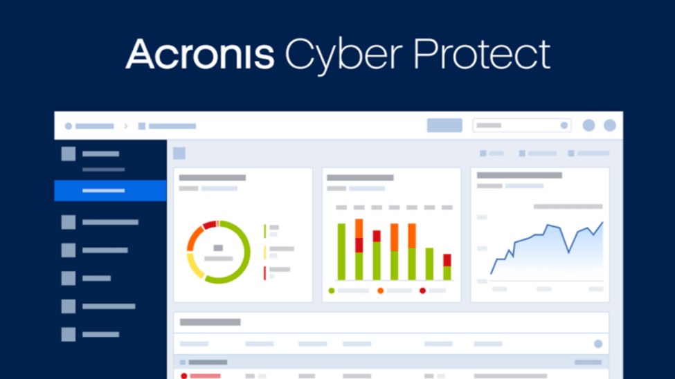 Figure: Acronis Cyber Protect Homepage