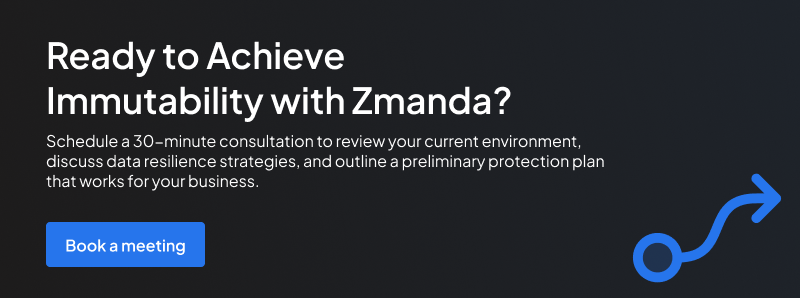 Get Immutable Data Security with Zmanda Pro