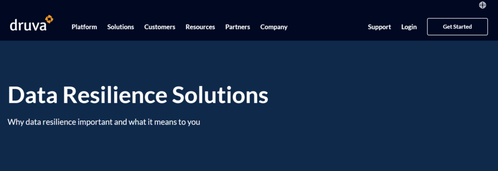 Druva Phoenix data resilience solution