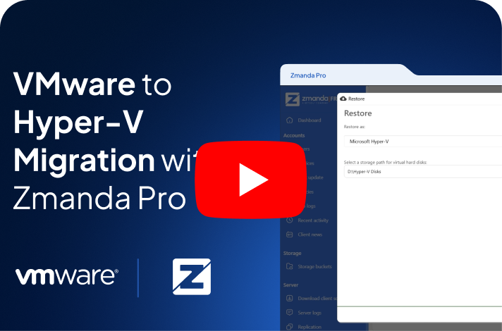 VMware to Hyper-V Migration