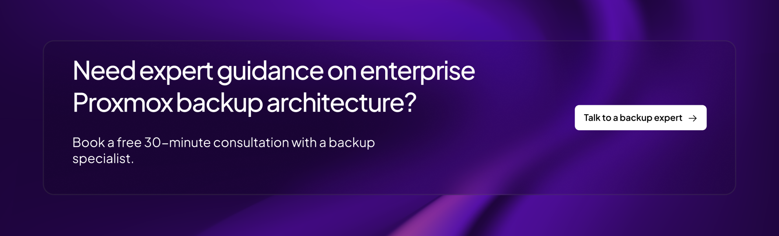 Proxmox backup solution | Zmanda Pro CTA