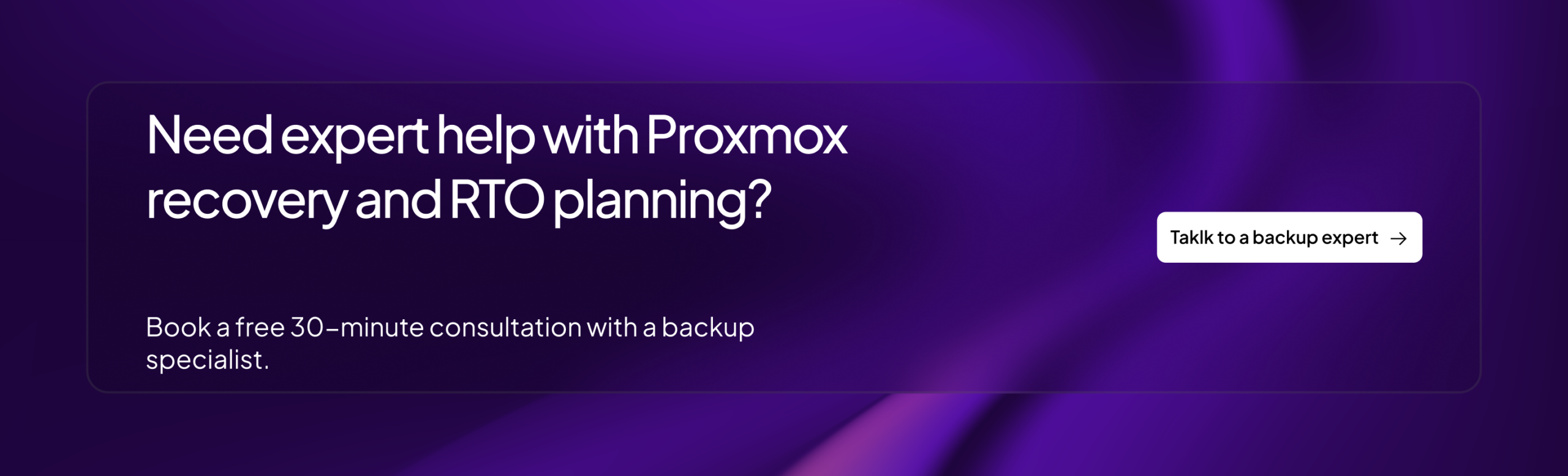 Proxmox restore backup | Zmanda Pro CTA