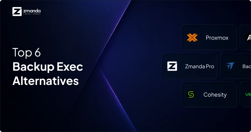 Top 6 Backup Exec Alternatives - Featured Image