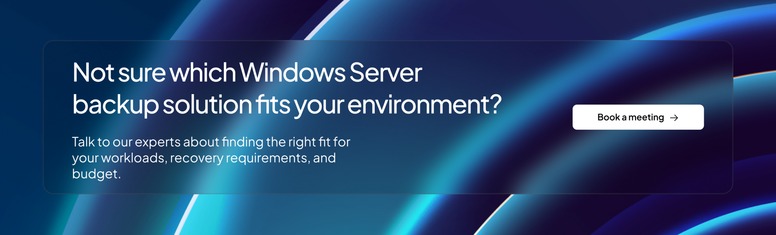 Windows Server Backup Solution | Zmanda Pro CTA