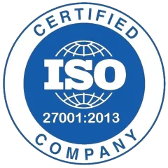 ISO 27001:2013 certified